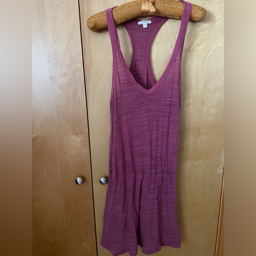 James Perse Plum Backless Dress